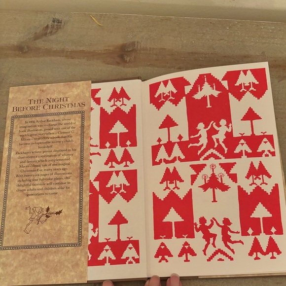 The Night Before Christmas Book Vintage 1985 Edition By Clement C Moore - Picture 4 of 10
